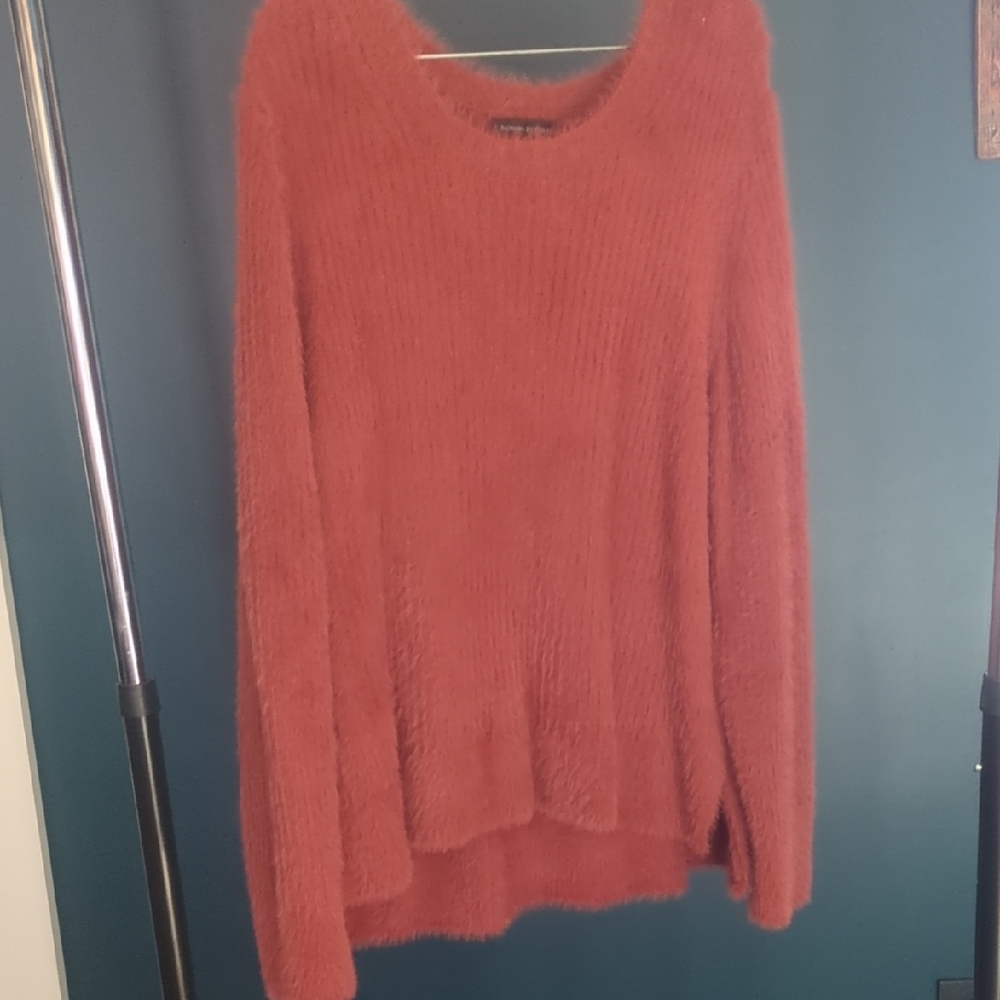 Banana Republic Cozy Brick Red Sweater